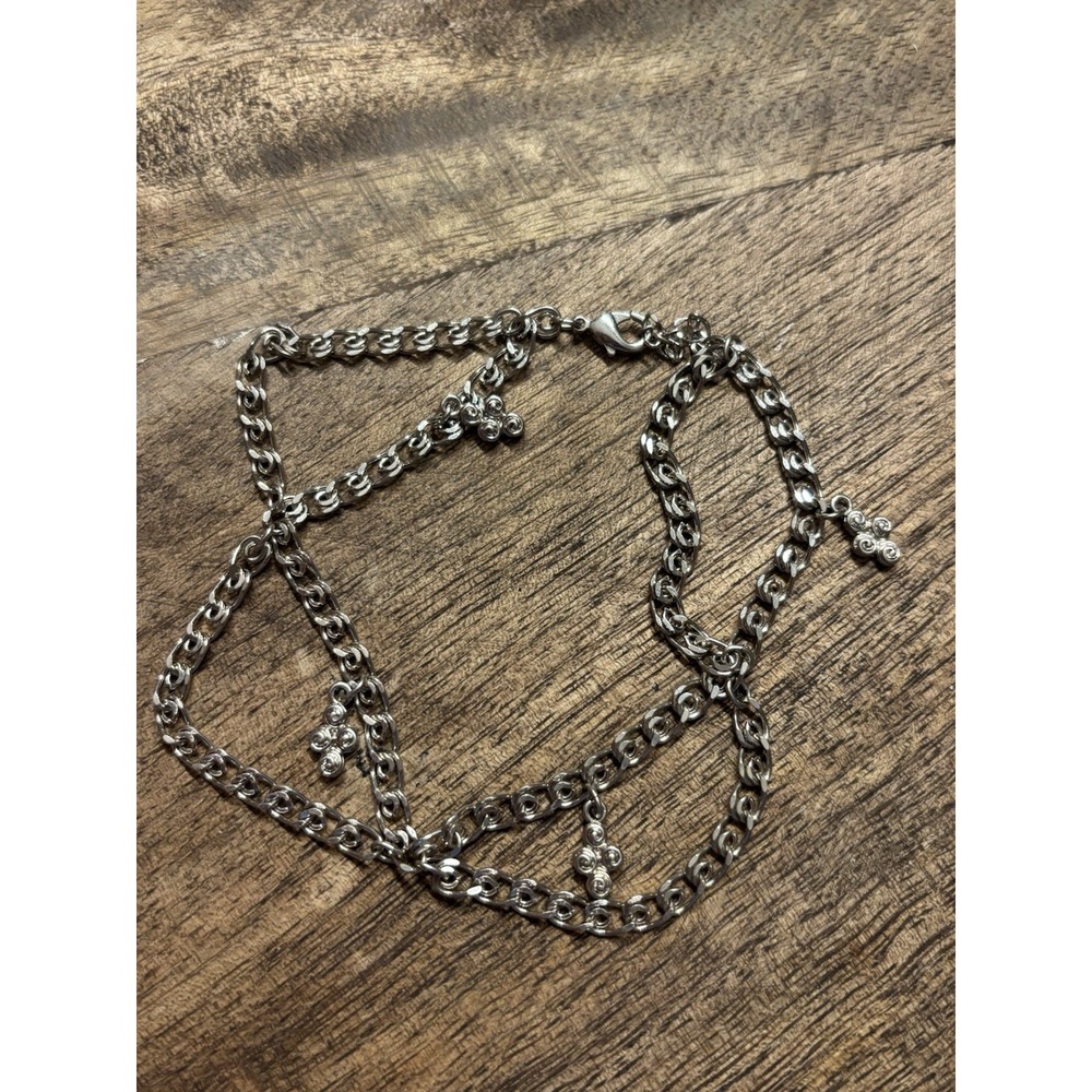 Vintage Avon Boot Anklet Silver Tone Finish